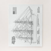 Puzzle Cloud de vol de l'expédition clipper - Blueprint B (Vertical)