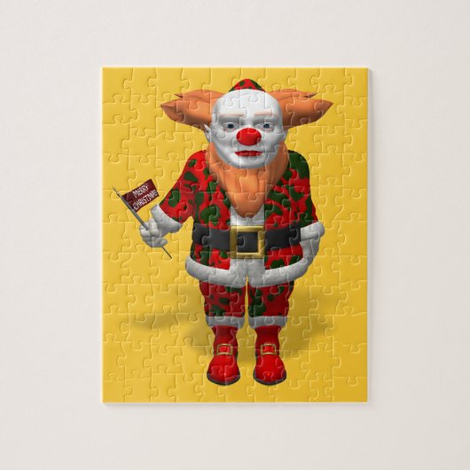 Puzzle Clown du Père Noël (Vertical)