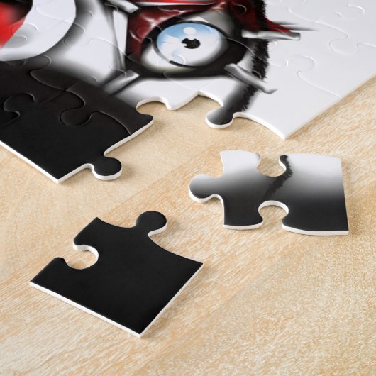 Puzzle Clown mauvais (Côté)
