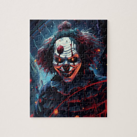 Puzzle Clown Vintage temps déplaisant (Vertical)