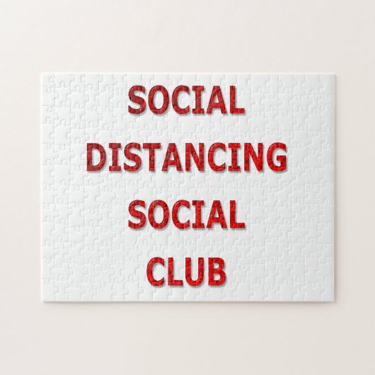 Puzzle Club de distanciation sociale (Horizontal)