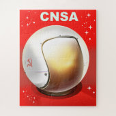 Puzzle CNSA China space art. (Vertical)
