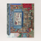 Puzzle Coastal New England Ice Cream Shop Aquarelle (Vertical)