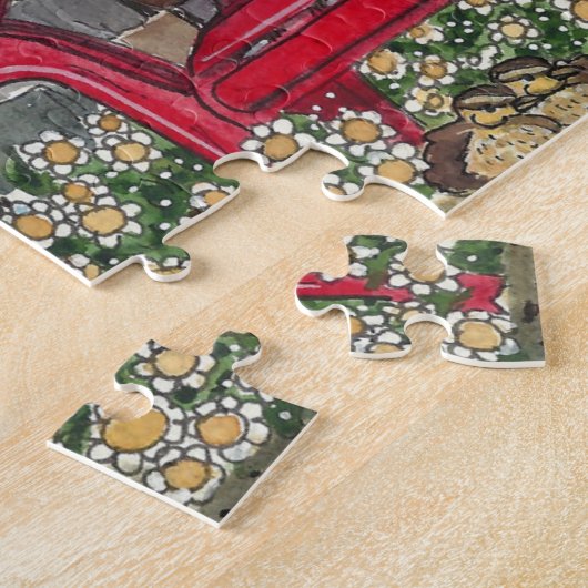 Puzzle Coastal New England Ice Cream Shop Aquarelle (Côté)