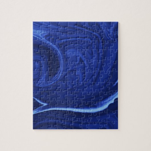 Puzzle Cobalt bleu arrière - plan texturé artisanal (Vertical)