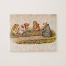 Cobayes entretenant le jardin