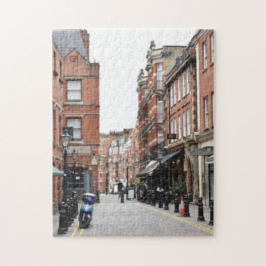 Puzzle Cobblestone Street Kensington Londres Angleterre (Vertical)
