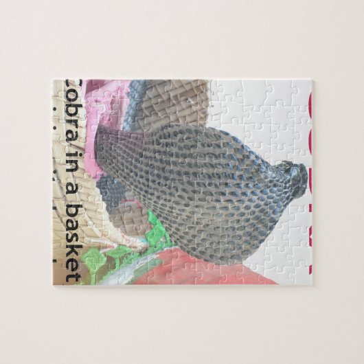 Puzzle Cobra dans le panier Imprimer (Horizontal)