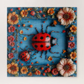 Puzzle Coccinelle 3d colorée (Horizontal)
