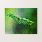 Puzzle Coccinelle noire en route.... (Horizontal)