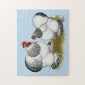 Puzzle Cochin Columbian Bantams (Vertical)