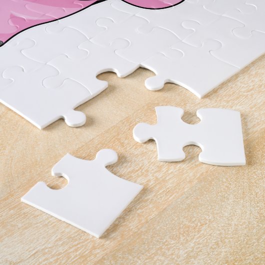 Puzzle Cochon à Bowling avec balle de Bowling (Côté)