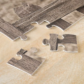 Puzzle Cochon à la ferme style Vintage (Côté)