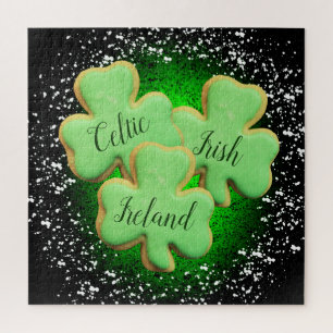 Puzzle Cochon céleste/irlandais/Shamrock