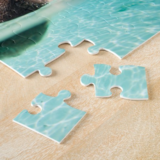 Puzzle Cochon de natation d'Exuma (Côté)