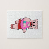 Puzzle Cochon en cours d'exécution (Horizontal)
