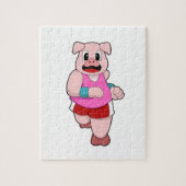 Puzzle Cochon en cours d'exécution (Vertical)