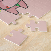 Puzzle Cochon Noël Animaux de Noël Cochons cochons cochon (Côté)