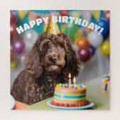 Puzzle Cockapoo Birthday Party (Vertical)
