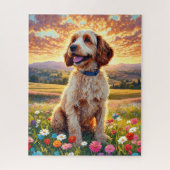 Puzzle Cockapoo Dog (Vertical)
