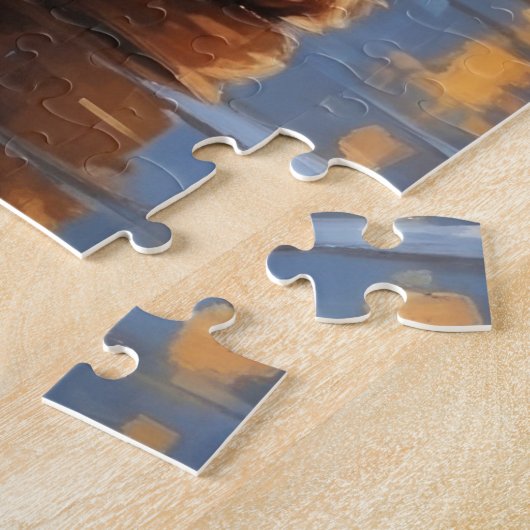 Puzzle Cockapoo Dogs Christmas Snow Holiday  (Côté)