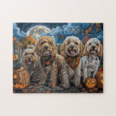 Puzzle Cockapoo Halloween Éffrayant (Horizontal)
