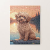 Puzzle Cockapoo Poodle dog (Vertical)