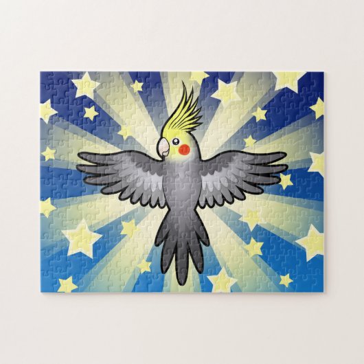 Puzzle Cockatiel de bande dessinée (Horizontal)
