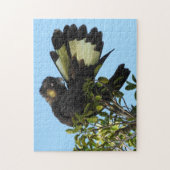 Puzzle Cockatoo noir à queue jaune (Vertical)