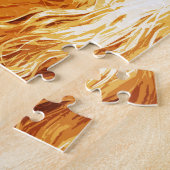 Puzzle cocker américain jaune moderne (Côté)