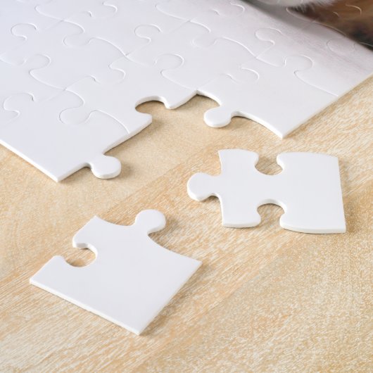 Puzzle Cocker rouge/blanc de sommeil (Côté)