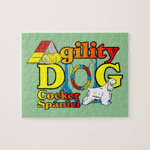 Puzzle Cocker Spaniel Agilité