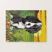 Puzzle Cocker Spaniel chien (Horizontal)