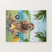 Puzzle Cocker Spaniel Chien Camping  (Horizontal)