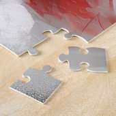 Puzzle Cocker Spaniel Chien dans Noël de neige (Côté)