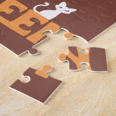 Puzzle Cocker Spaniel Citrouille Chiens mignons Joyeux Ha (Côté)