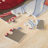 Puzzle Cocker Spaniel Gîtes : Noël Festif (Côté)