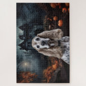 Puzzle Cocker Spaniel Halloween Épouvantable (Vertical)