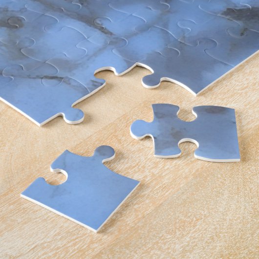 Puzzle Cocker Spaniel Laisser Neige Noël (Côté)