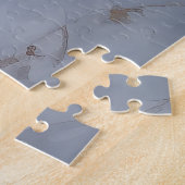 Puzzle Cocker Spaniel Laissez tomber la neige Noël (Côté)