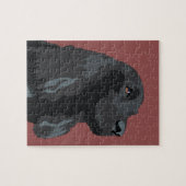 Puzzle Cocker Spaniel - Noir - Modèles de race de base (Horizontal)