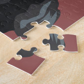 Puzzle Cocker Spaniel - Noir - Modèles de race de base (Côté)