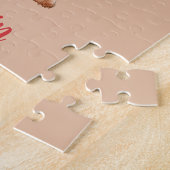 Puzzle Cocker Spaniel Nom personnalisé de l'animal (Côté)