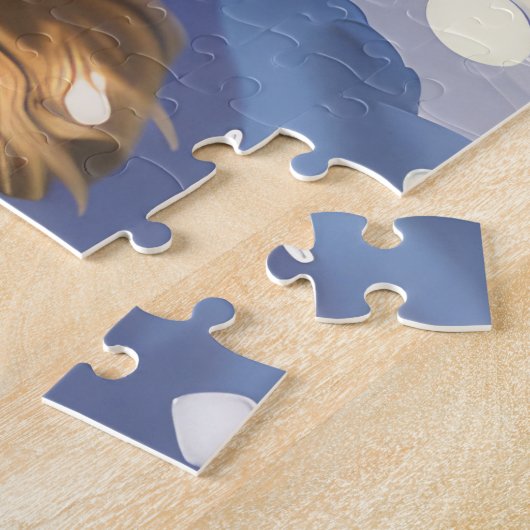 Puzzle Cocker Spaniel Winter Wonderland Noël Joie (Côté)