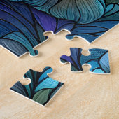 Puzzle Cocker spaniers couleurs vibrantes Vitrail art (Côté)