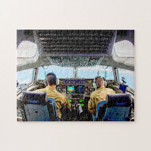 Puzzle COCKPIT C-17 GLOBEMASTER III (11x14 POUCES) (Horizontal)