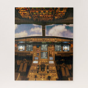 Puzzle Cockpit d'avion