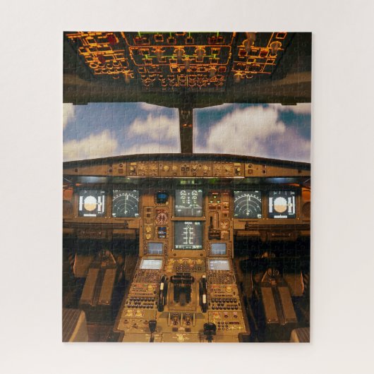 Puzzle Cockpit d'avion (Vertical)