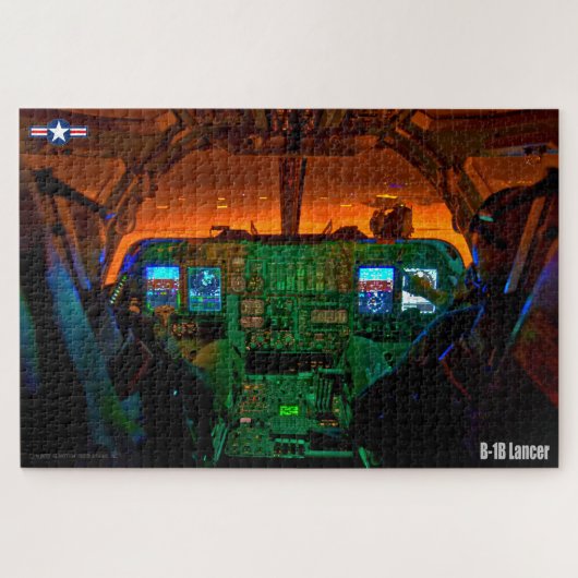 Puzzle COCKPIT LANCER B-1B (20 x 30 POUCES) (Horizontal)