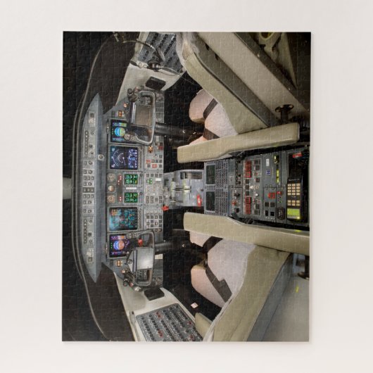 Puzzle Cockpit Lear Jet (Vertical)